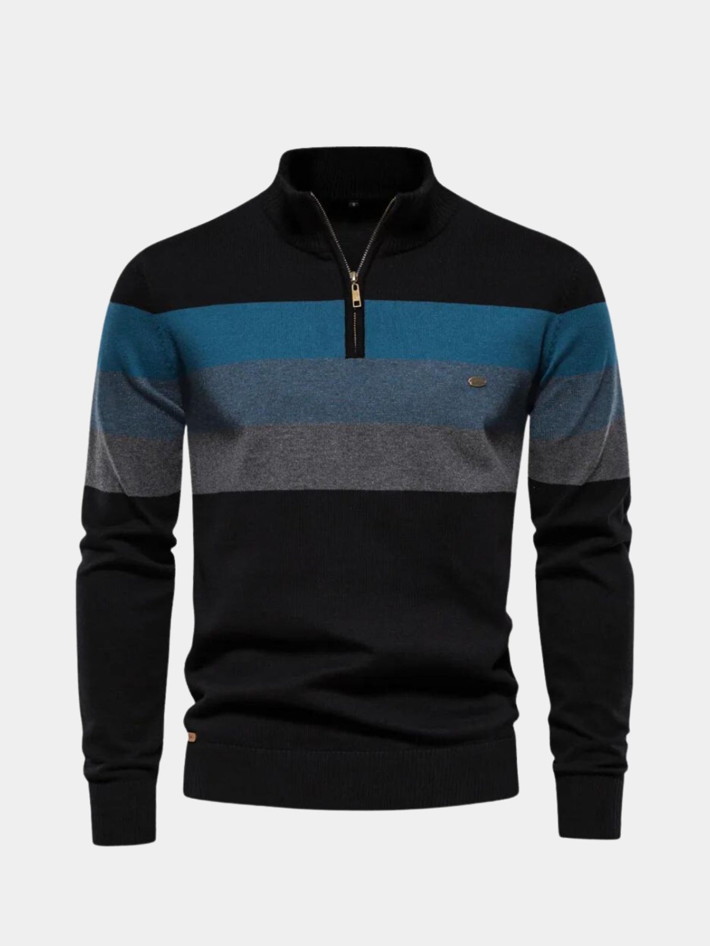 Minimalist High Collar Sweater - Cross & Crown