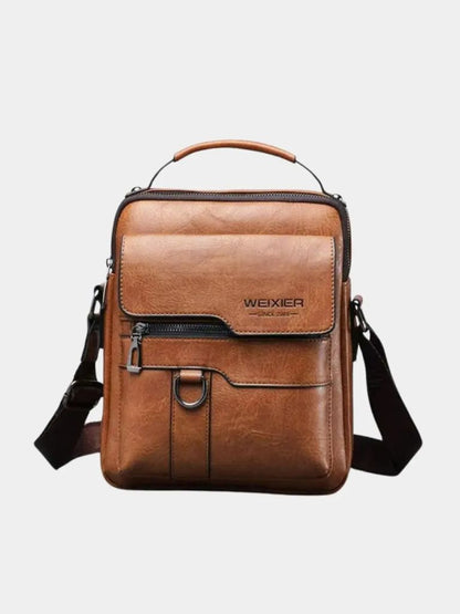 Leather Cross Body Bag - Cross & Crown
