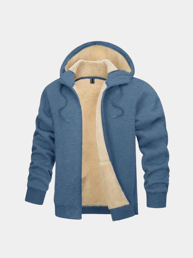 Winter Core Sherpa Hoodie Jacket - Cross & Crown