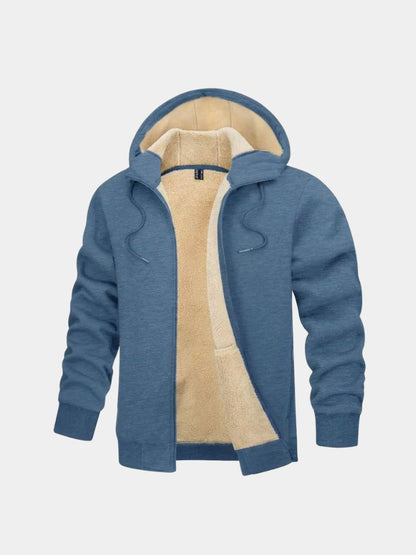 Winter Core Sherpa Hoodie Jacket - Cross & Crown