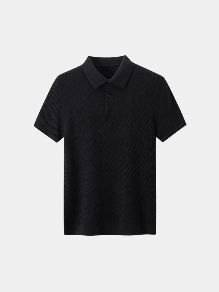 Elegant Cotton Polo T-Shirt - Cross & Crown