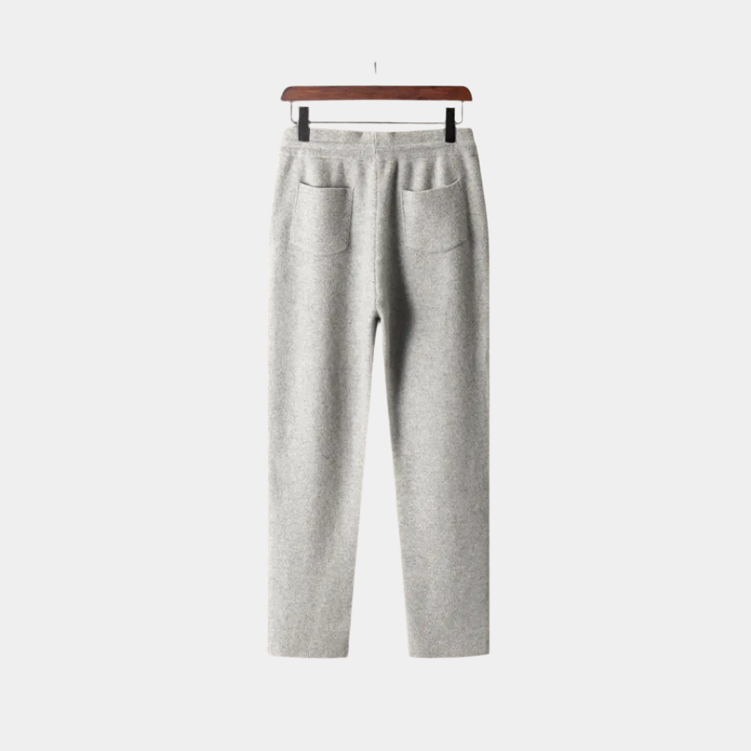 100% CASHMERE TROUSERS Cross Crown