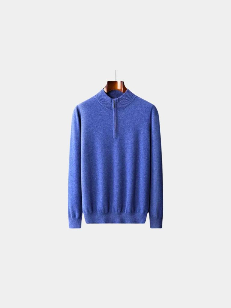 Merino Half Zip Sweater - Cross & Crown