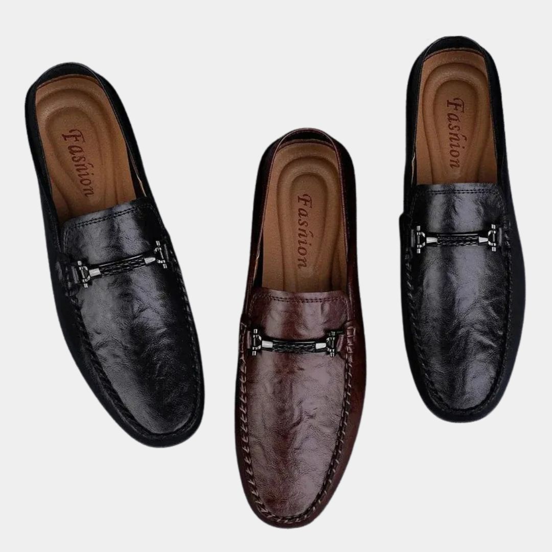 Belgravia Leather Loafers - Cross & Crown