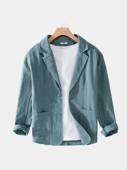 Oldbrook Summer Linen Blazer - Cross & Crown