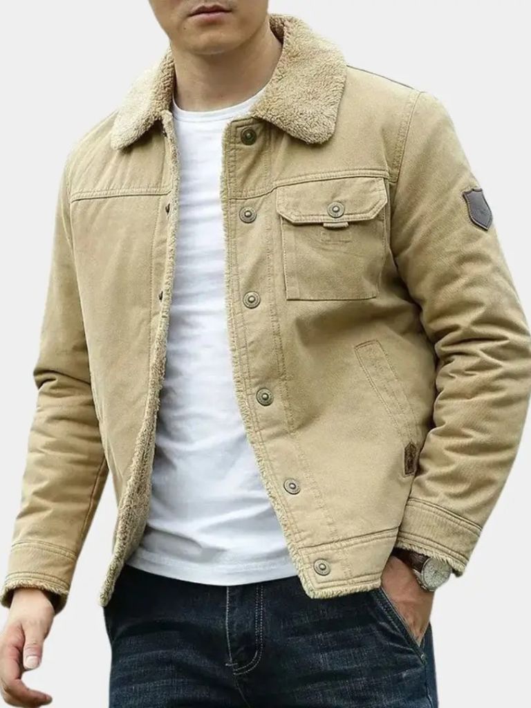 Vintage Military Aviator Jacket - Cross & Crown