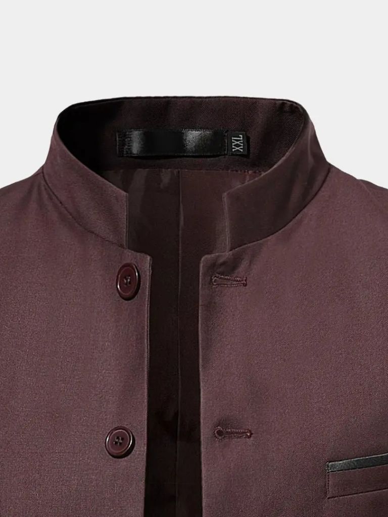 Elegant Collar Jacket - Cross & Crown