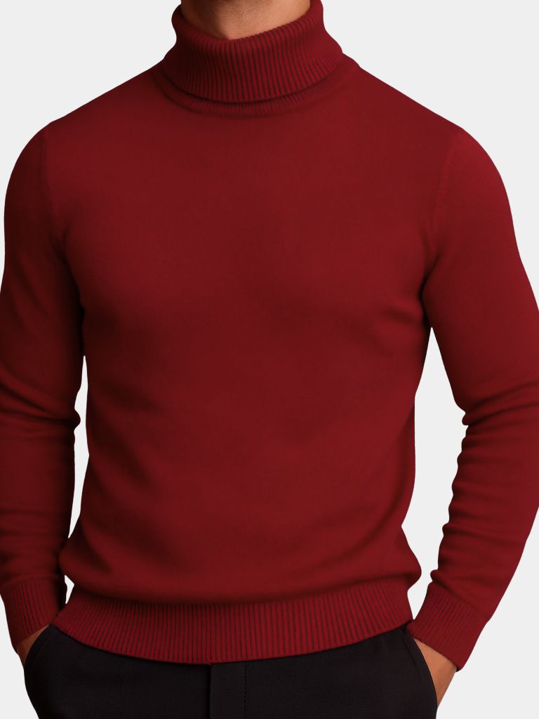 Aurelius Wool Turtleneck - Cross & Crown