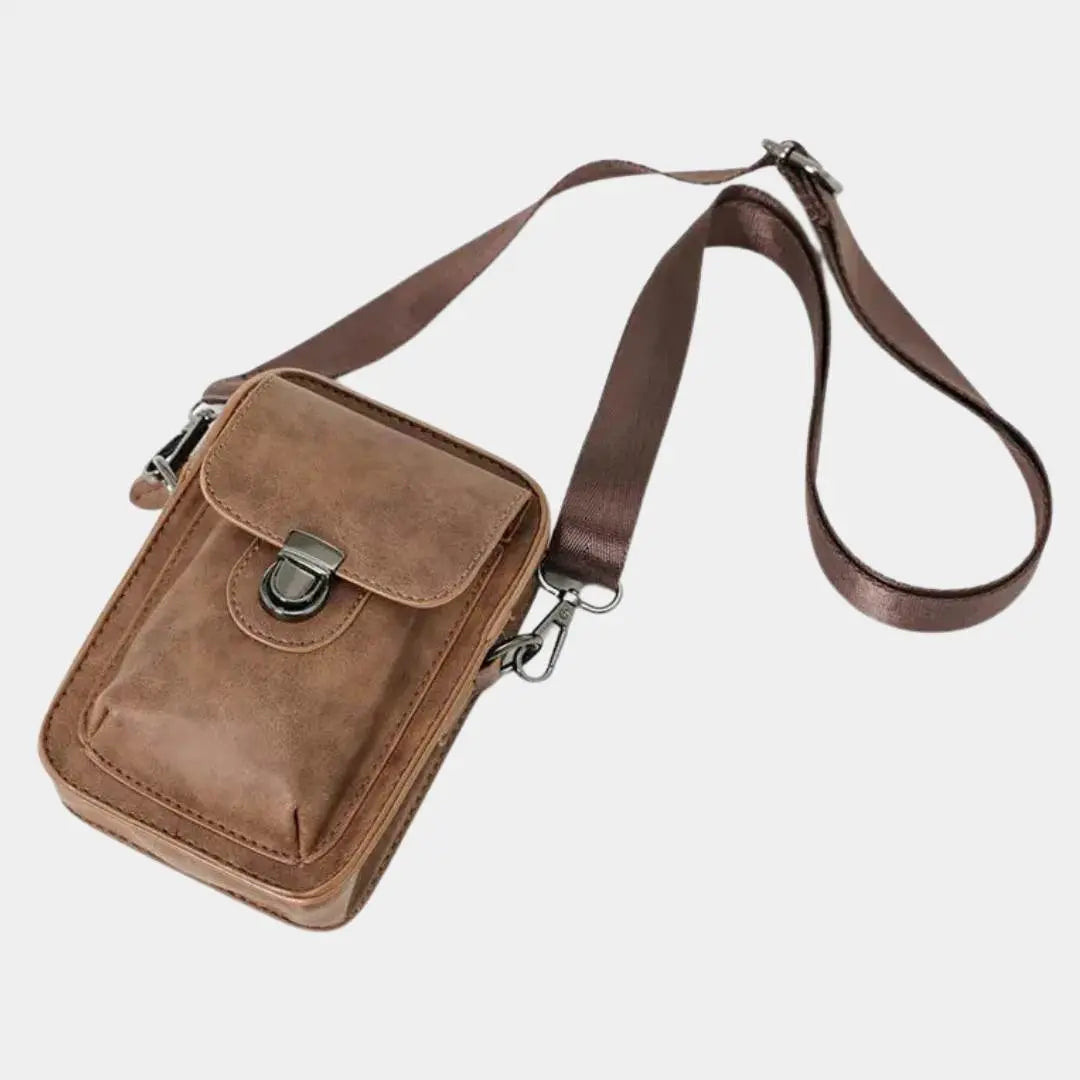 Vintage Mini Leather Crossbody Shoulder Bag - Cross & Crown Cross & Crown