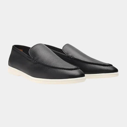 Cowhide Leather Loafers - Cross & Crown Cross Crown