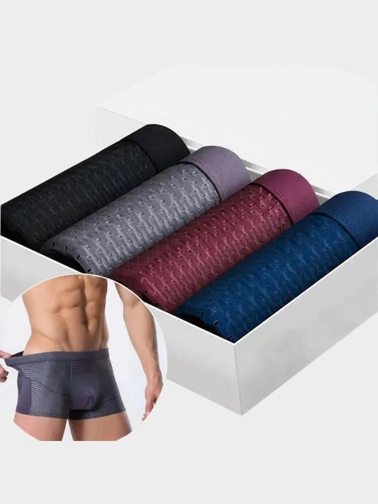 Bamboo Fiber Boxer Shorts - All-Day Comfort - Cross & Crown