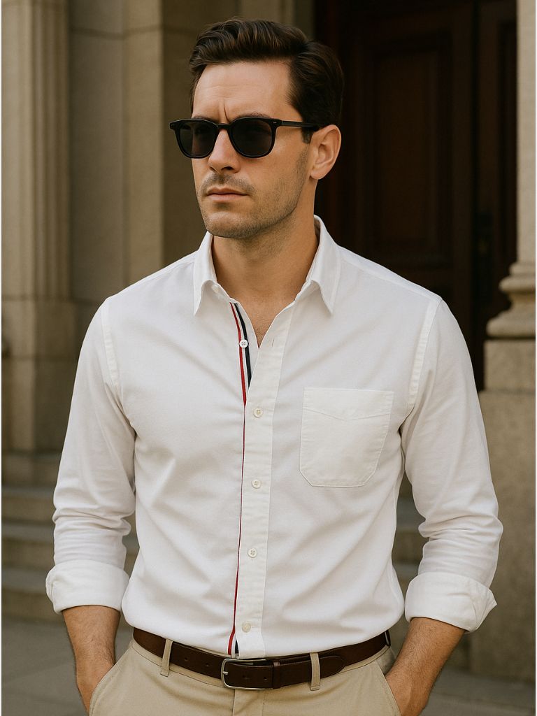 Vince Linen Shirt - Cross & Crown