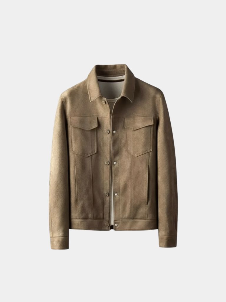 Laurent Leather Aviator Jacket - Cross & Crown