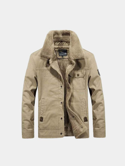 Vintage Military Aviator Jacket - Cross & Crown