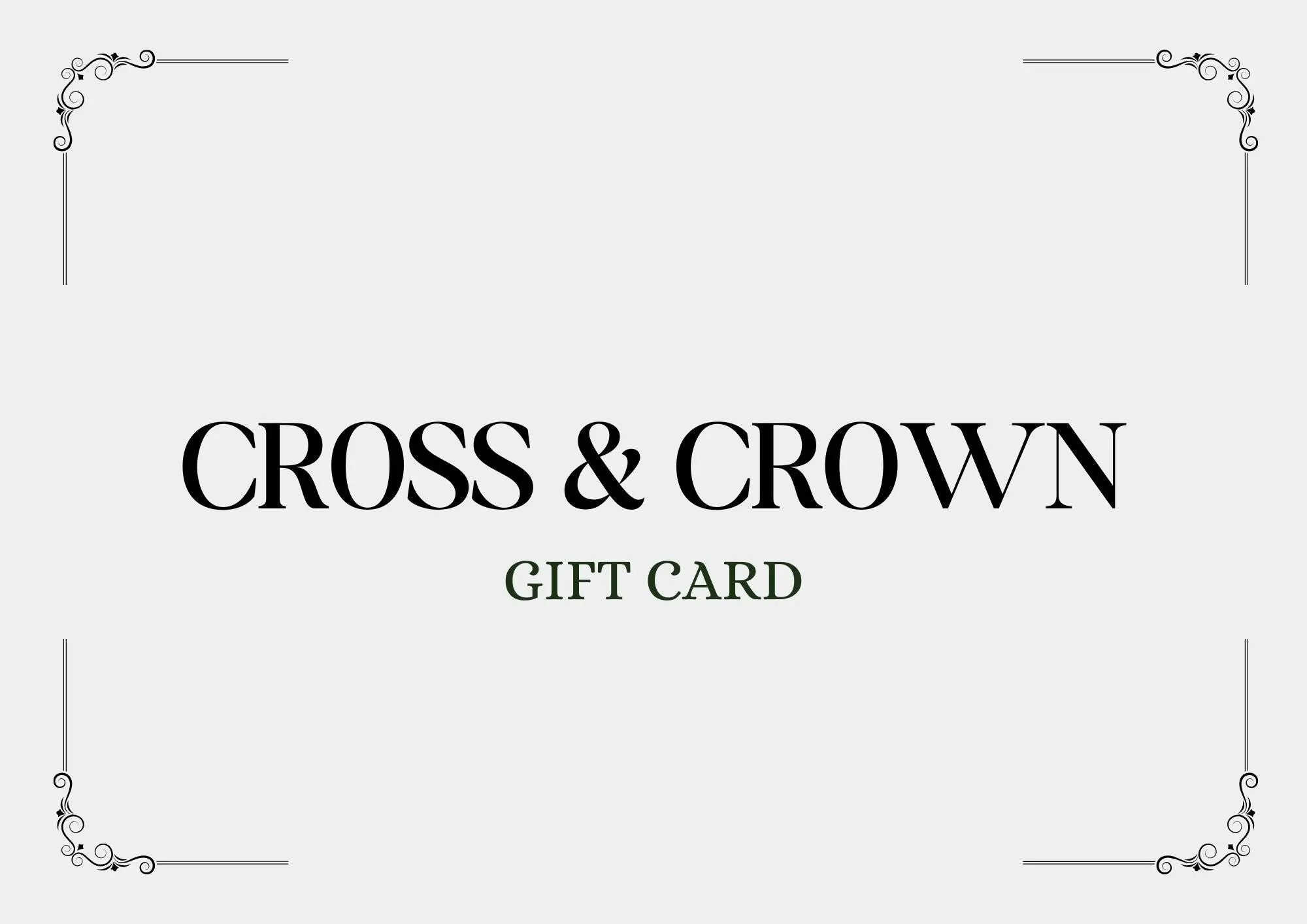 Cross & Crown Gift Card Cross & Crown