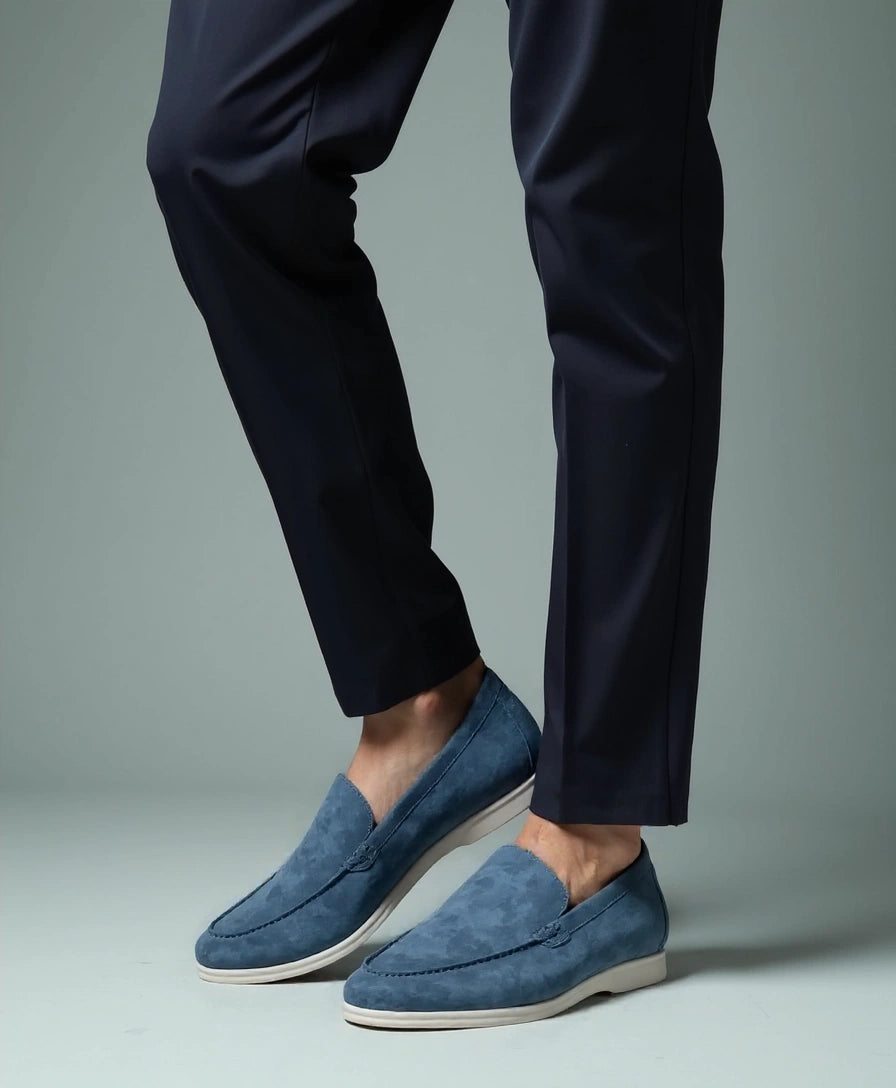 Essential Old Money Suede Loafers - Cross & Crown