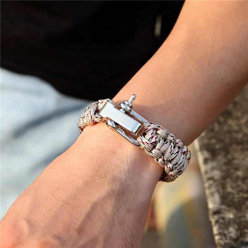 Adjustable Nautical Bracelet - Cross & Crown Cross & Crown