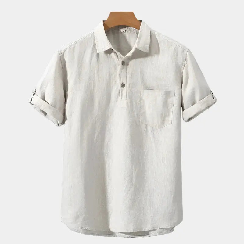 Essential Linen Shirt - Cross & Crown Cross Crown