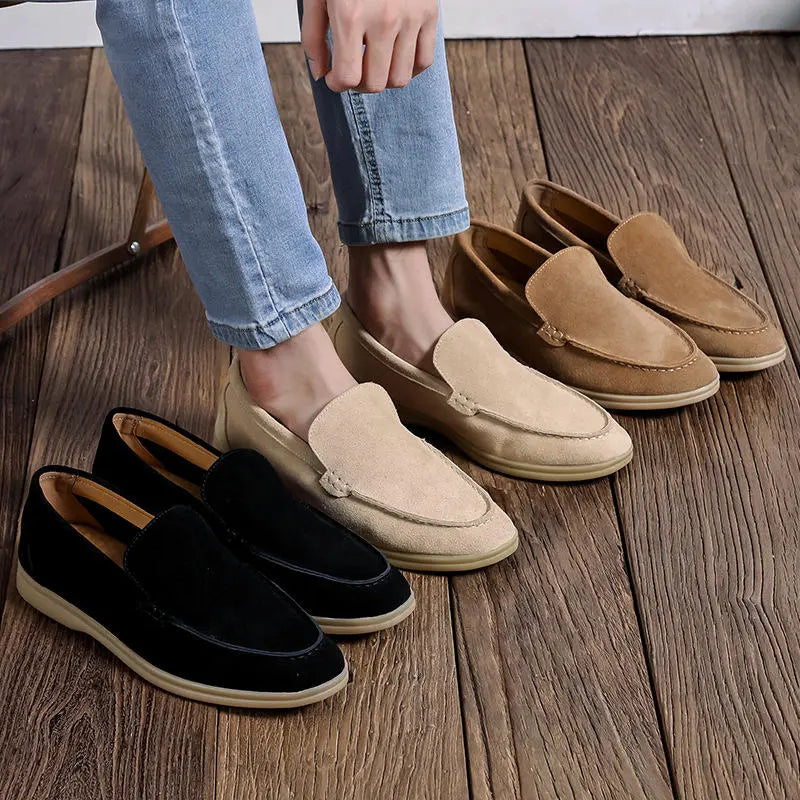 Essential Suede Loafers - Cross & Crown Cross Crown