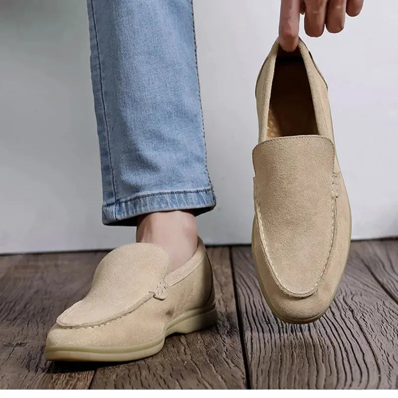 Essential Suede Loafers - Cross & Crown Cross Crown