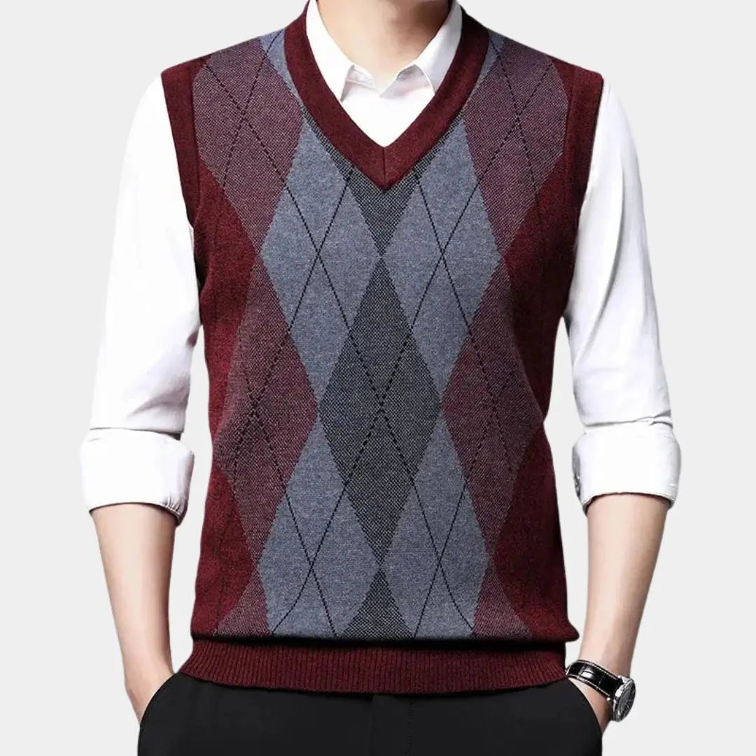 Academic Essential Knit Vest - Cross & Crown Cross & Crown