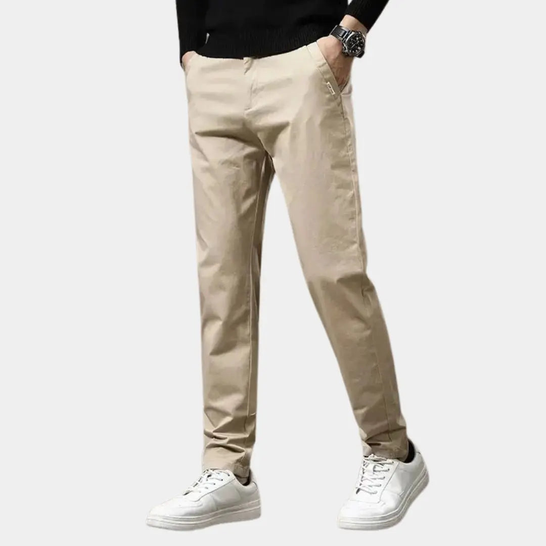 Essential Straight Trousers - Cross & Crown Cross & Crown