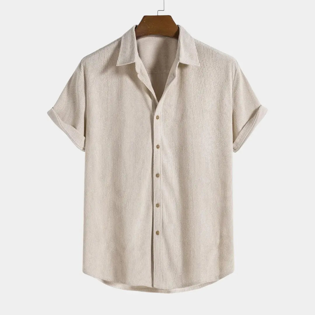 Minimalist Corduroy Shirt - Cross & Crown CROSS & CROWN