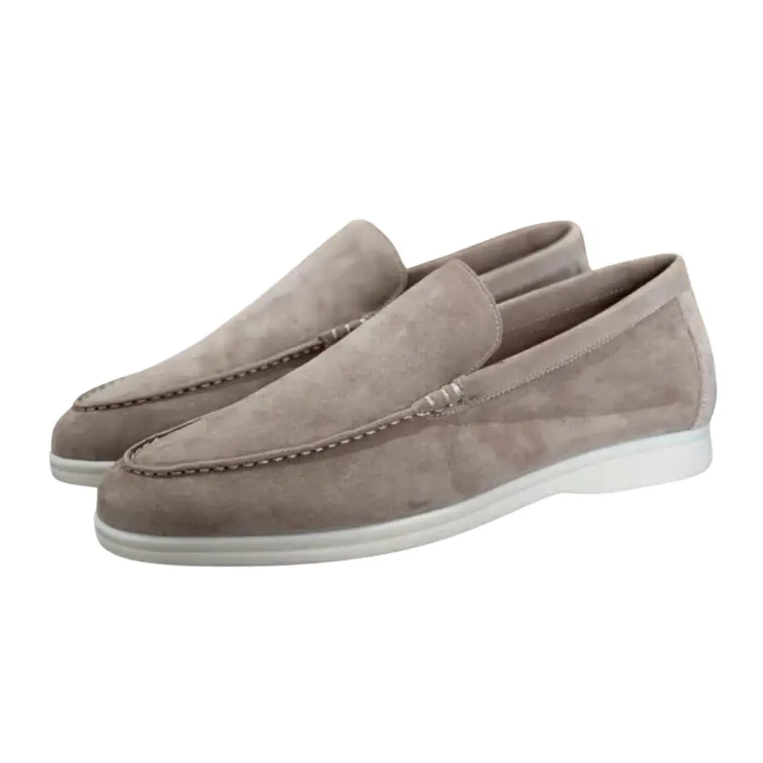 Essential Old Money Suede Loafers - Cross & Crown Cross Crown