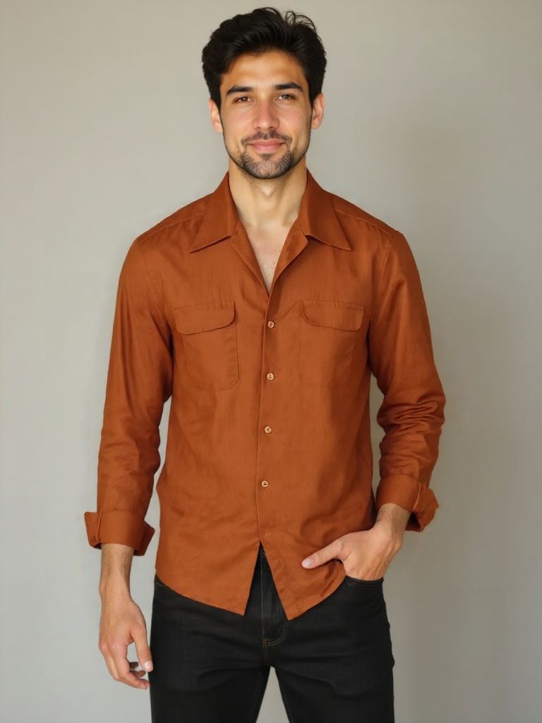 Minimalist Long Sleeve Shirt - Cross & Crown