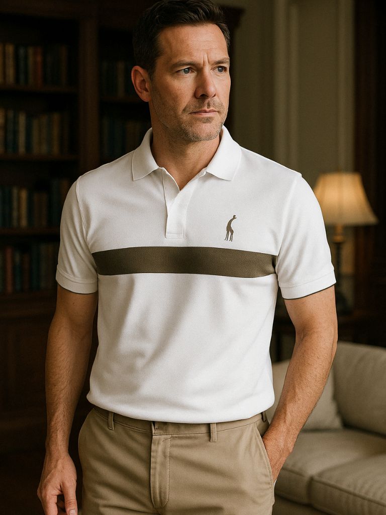 Savanna Stripe Polo – Cross & Crown