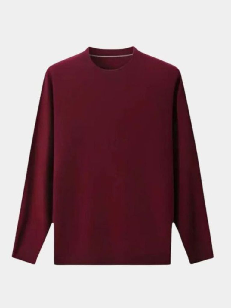 Crew Neck Knitwear Pullover Sweater - Cross & Crown