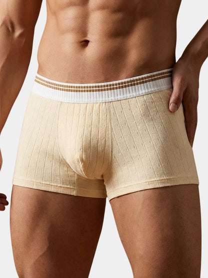 Essential Ribbed Cotton Boxer - Cross & Crown