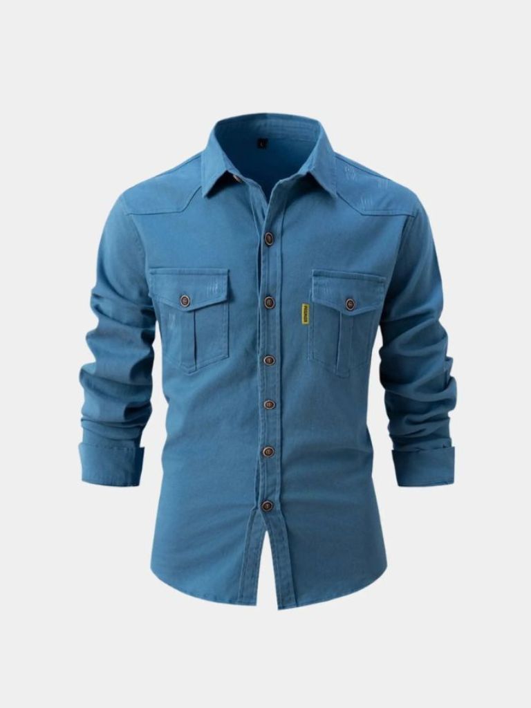 Camicia casual moderna da uomo - <tc>Cross & Crown</tc>