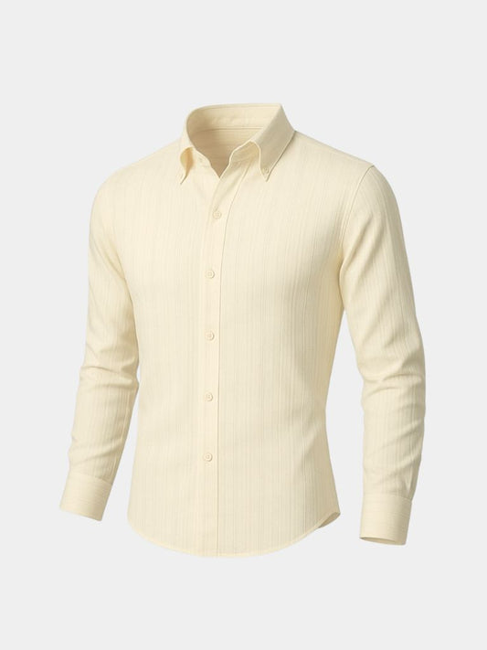 Striped Button Down Seersucker Shirt - Cross & Crown