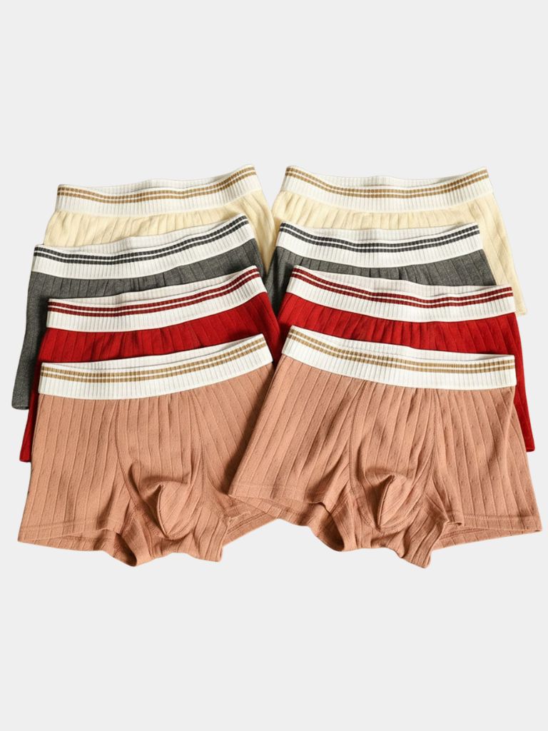 Essential Ribbed Cotton Boxer - Cross & Crown