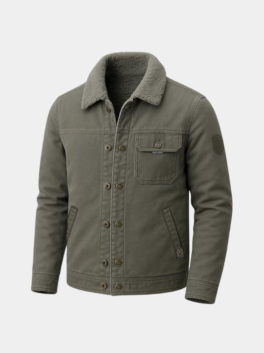 Vintage Military Aviator Jacket - Cross & Crown