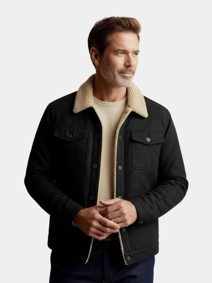 Vintage fleece bomberjack - Kruis &amp; Kroon