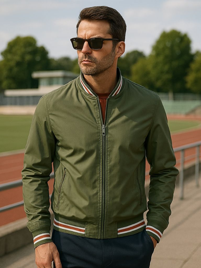 Chaquetas bomber informales - <tc>Cross & Crown</tc>