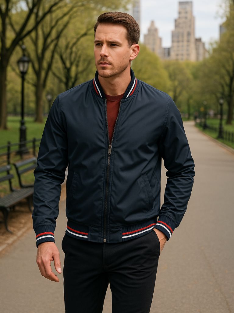 Chaquetas bomber informales - <tc>Cross & Crown</tc>