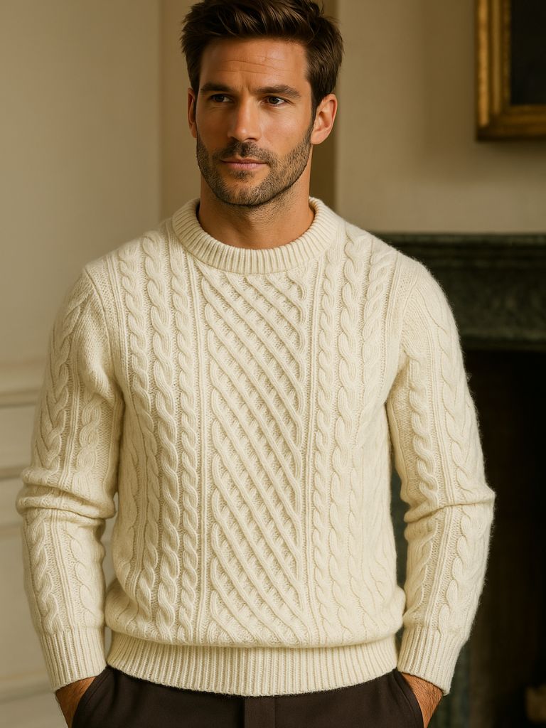 Maglione minimalista autunnale - <tc>Cross & Crown</tc>