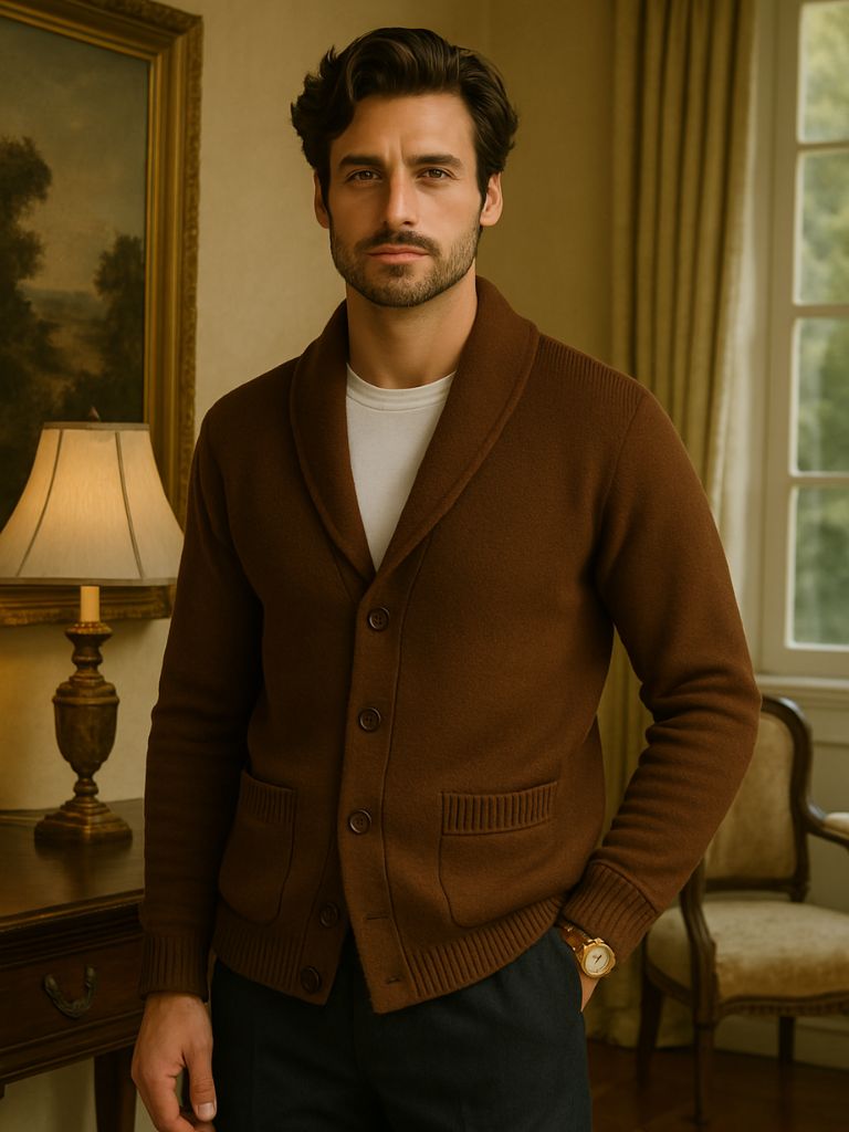 British Knit Cardigan - Cross & Crown