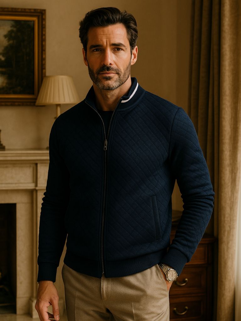 20224 Nueva Sudadera con capucha y cuello alto con cremallera para hombre para ocio, deportes, viajes a prueba de viento, chaqueta cárdigan holgada, top para hombre