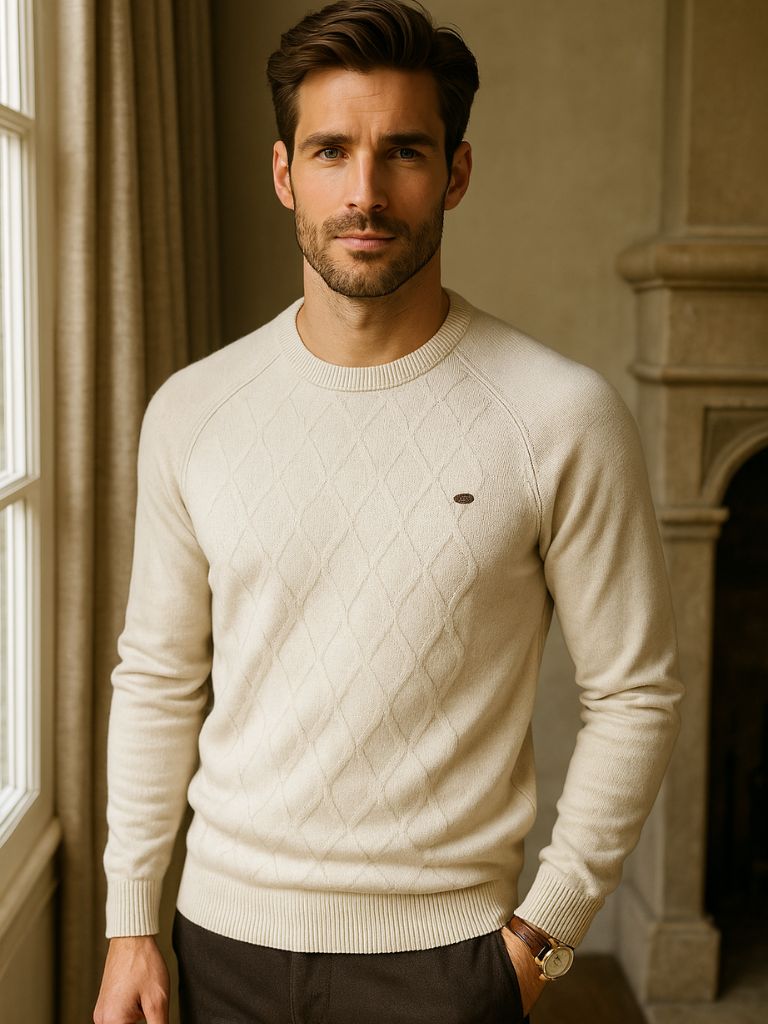 Jersey de punto minimalista - <tc>Cross & Crown</tc>
