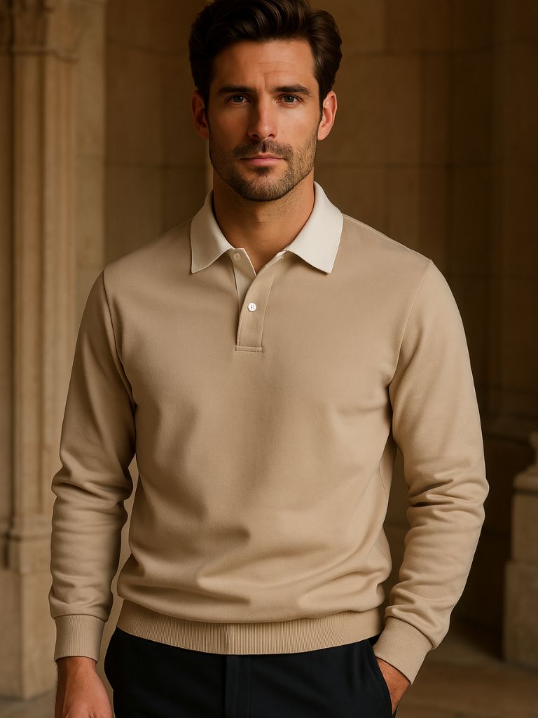 Old Money Essential Polo Shirt - Cross & Crown