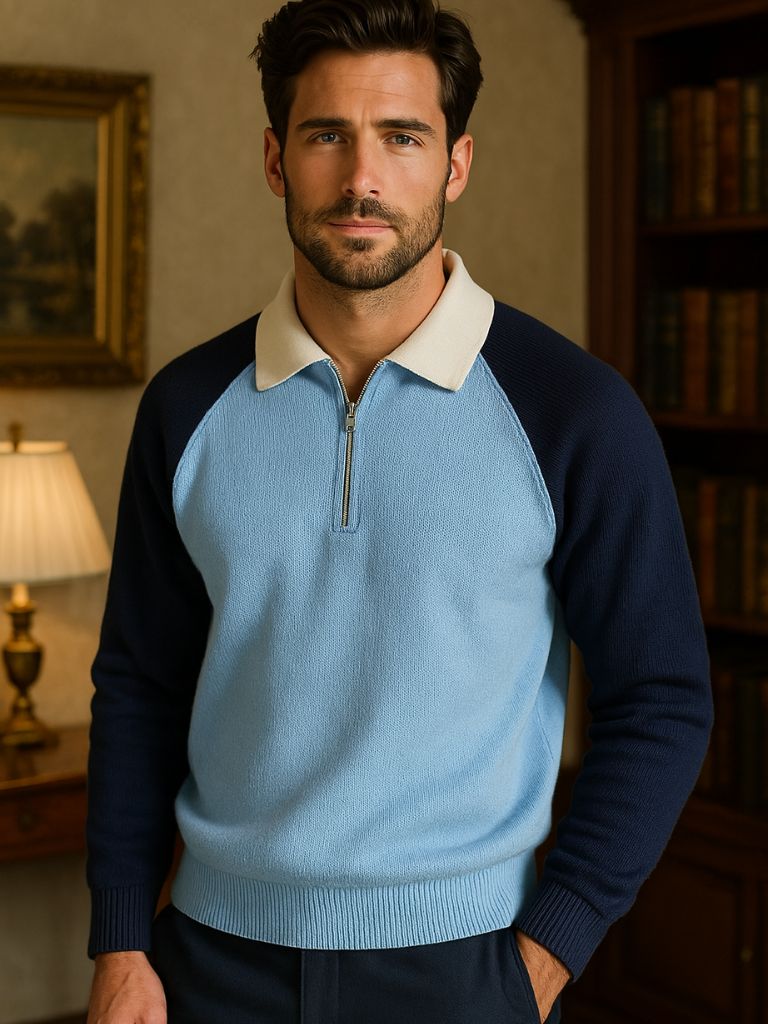 Essential Polo Sweater - Cross & Crown