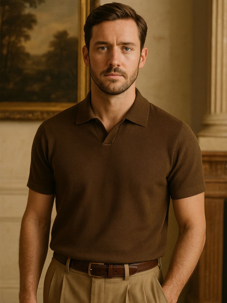 Brownstone Polo Shirt – Cross & Crown