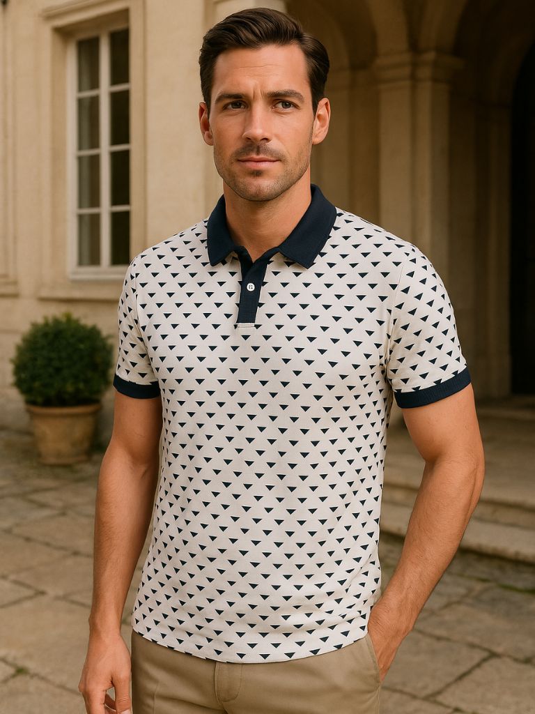 Belmont Navy Polo - Cross & Crown