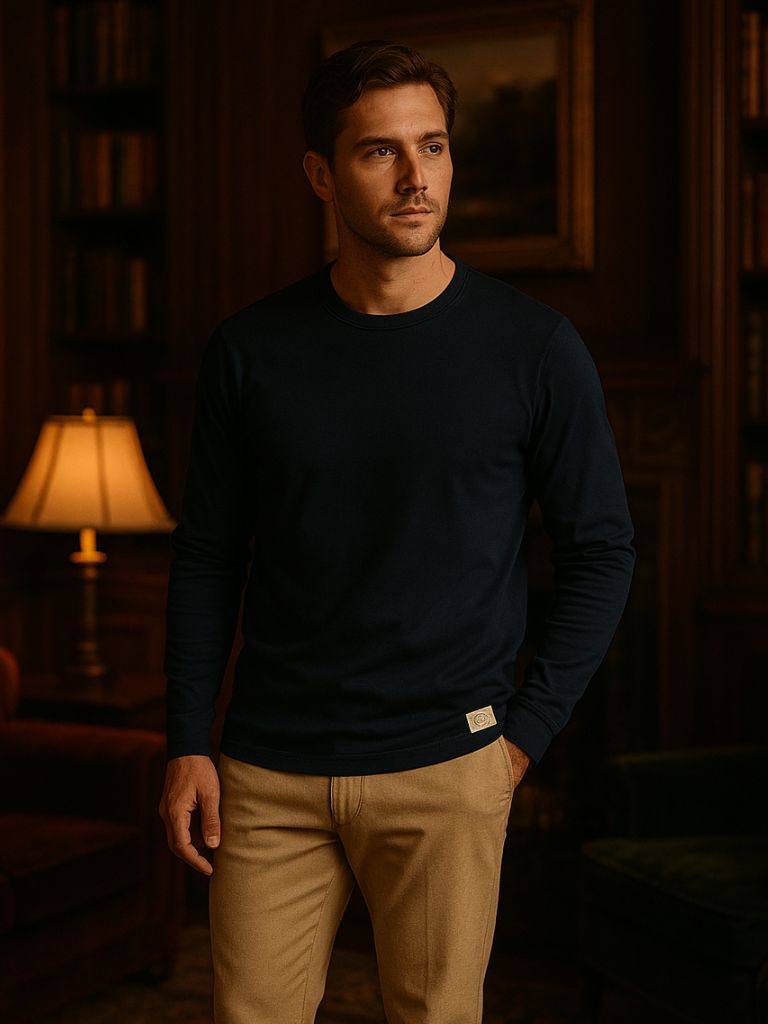 Slim Fit Pullover - Cross & Crown