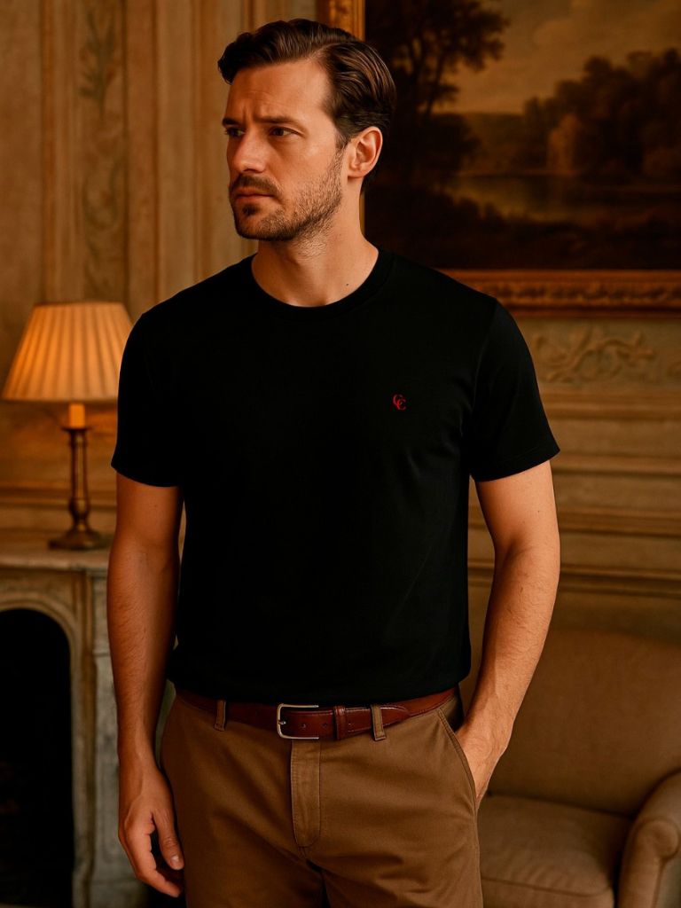 Essential 100% Cotton Cross & Crown T-Shirt