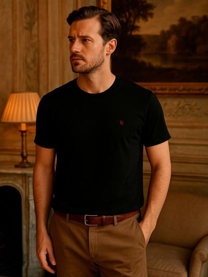 Essential 100% Cotton Cross & Crown T-Shirt